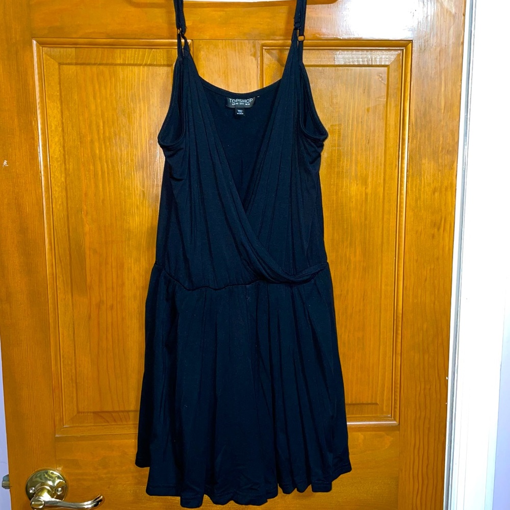 TOPSHOP Black Romper